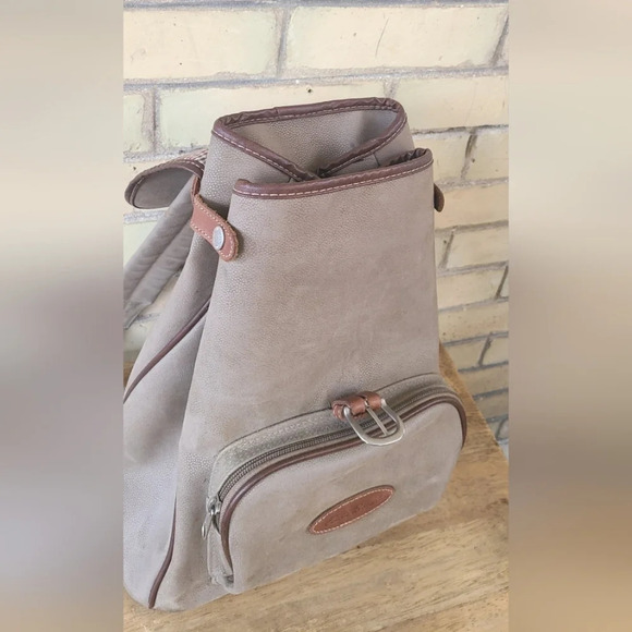 Vintage Eddie Bauer Leather Backpack - Picture 11 of 13